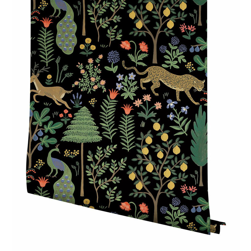 Rifle Paper Co. Menagerie Peel And Stick Wallpaper Wayfair